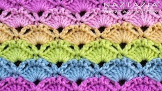 HOW to CROCHET COLORFUL SHELLS  Shell Stitch by Stitchorama by Naztazia [upl. by Stinky]