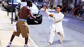 Wing Chun Master vs Bullies  Wing Chun in the Street [upl. by Adnohsor]