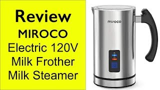 Review Miroco Milk Frother  How to make froth milk at home [upl. by Arriaes]