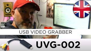 English UVG002 USB Video Grabber Howto [upl. by Durer]