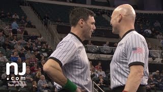 Beyond whistles Watch 2 mic’d wrestling refs in action at the State Championships [upl. by Ginny]