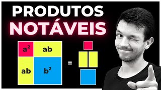 Visualizando Produtos Notáveis  Matemática Básica [upl. by Rikahs]