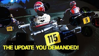 THE KARTING GAME UPDATE PS4 XBox Controllers PFI Rosberg Kart Republic  Street Kart Racing [upl. by Cimah249]