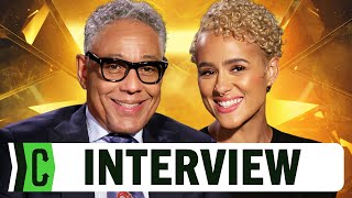 Megalopolis Interview Giancarlo Esposito amp Nathalie Emmanuel [upl. by Adne]