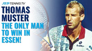 Thomas Muster The Only Man To Win A Tennis Masters Event in Essen [upl. by Ahsenak]