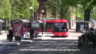 Buses in Karlstad Sweden [upl. by Server37]