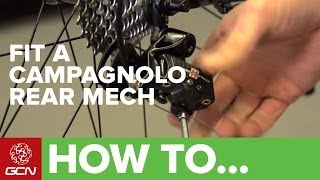 How To Install A Campagnolo Rear Derailleur [upl. by Atteras925]