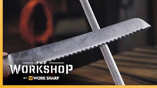 Sharpen a Serrated Knife with The Sporting Chef [upl. by Siusan]