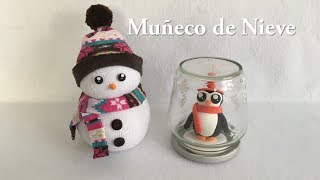 Como hacer un Muñeco de Nieve [upl. by Euqilegna]