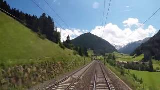 Führerstandsmitfahrt Innsbruck  BrenneroBrenner ÖBB [upl. by Saffier]