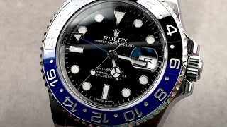 Rolex GMTMaster II quotBatmanquot 116710BLNR Rolex Watch Review [upl. by Ereveneug446]