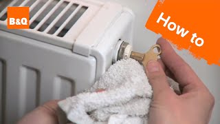 How to bleed a radiator [upl. by Olathe]