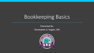 Bookkeeping Basics [upl. by Mahseh]