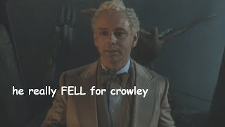 aziraphale being in love with crowley for 4 minutes [upl. by Drofub]