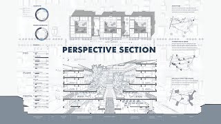 PERSPECTIVE SECTION  SketchupAdobe Illustrator [upl. by Joelie]