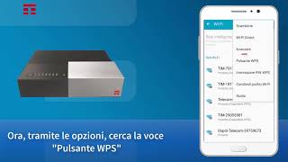 Collegamento WiFi al modem TIM  Pulsante WPS [upl. by Annairdua]