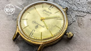 Restoration of a vintage german Glashütte Chronometer  GUB Caliber 703 service [upl. by Crescint]