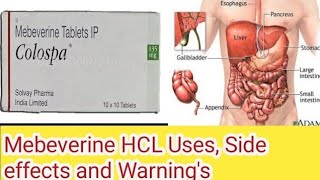 Mebeverine Hcl tablet uses side effects warning full review [upl. by Lunt]