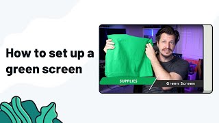 How To Set Up A Green Screen  Streamlabs Desktop [upl. by Genny]