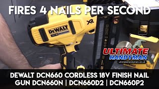 DEWALT DCN660 Cordless 18v finish nail gun  DCN660N  DCN660D2  DCN660P2 [upl. by Ojyram]