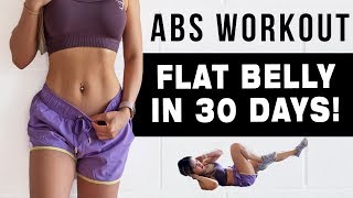 10 Mins ABS Workout To Get FLAT BELLY IN 30 DAYS  FREE WORKOUT PROGRAM [upl. by Ime]