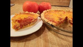 Tomato Pie Southern Tomato Pie [upl. by Eintihw383]