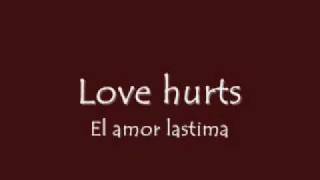 Nazareth  Love hurts Lyrics  TRADUCIDA AL ESPAÑOL [upl. by Malory]