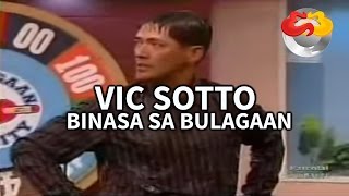 Vic Sotto Binasa sa Bulagaan [upl. by Naihtsirc228]