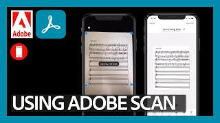 Creating PDFs with Adobe Scan  Acrobat DC for Educators [upl. by Aneetsirk]