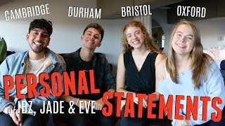 HOW TO WRITE A PERSONAL STATEMENT FOR A TOP UNIVERSITY w UnJaded Jade Ibz Mo  Eve Bennett [upl. by Swan]