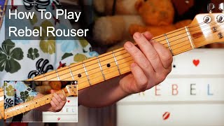 Rebel Rouser Duane Eddy Guitar Lesson [upl. by Nonnag458]