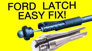 FORD E150 VAN DOOR LATCH CABLE REPAIR DIY [upl. by Stoddard]