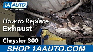 How to Replace Exhaust 0510 Chrysler 300 [upl. by Annibo694]