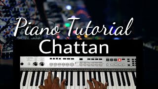 Chattan चट्टान  Piano Lesson lyrics with chords  Bridge Music [upl. by Aitekram]