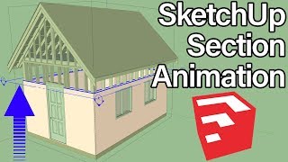 How To Animate Sections By Adding Scene in SketchUp [upl. by Gusta]