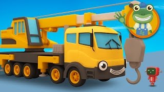 Caroline The Crane Visits Geckos Garage  Crane For Kids [upl. by Edora]