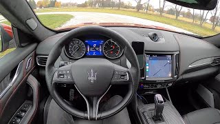 2020 Maserati Levante Trofeo  POV Driving Impressions [upl. by Alim]