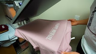 How To Start Your Own T Shirt Printing Business Using A Heat Press [upl. by Akimahc]