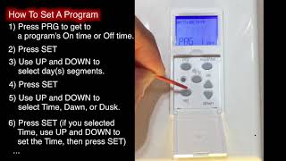 How to Program A Defiant Indoor In wall Digital Timer model 32648  Instructions [upl. by Phi]