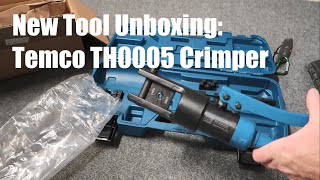 Temco TH0005 Hydraulic Crimper Unboxing  Build Your Own Battery Interconnect Cables [upl. by Woolley741]