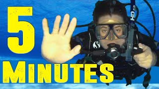 PADI Open Water How to Scuba Dive in 5 Minutes [upl. by Eleni868]