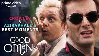 Crowley and Aziraphales Best Moments  Good Omens  Prime Video [upl. by Nnaarat]