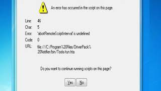 Script Error in windows 7 [upl. by Dranoel92]