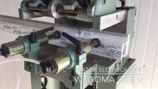 WATER SLOT ROUTER Wegoma [upl. by Haidedej249]