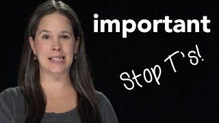 How to Pronounce IMPORTANT  American English [upl. by Hgieleak]