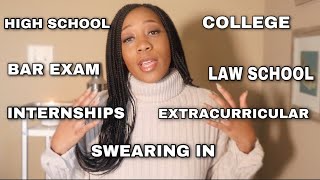 HOW TO BECOME A LAWYER  FROM HIGH SCHOOL TO LAWYER [upl. by Aztinad834]