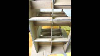 Tutoriel meuble en carton [upl. by Ettesil964]