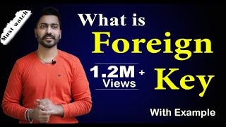 Lec10 Foreign Key in DBMS  Full Concept with examples  DBMS in Hindi [upl. by Sterne]