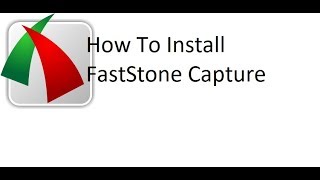 How To Install faststone capture serial key [upl. by Decrem]