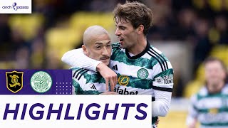 Livingston 03 Celtic  Maeda Scores Stunner As Hart Sees Red  cinch Premiership [upl. by Arne137]